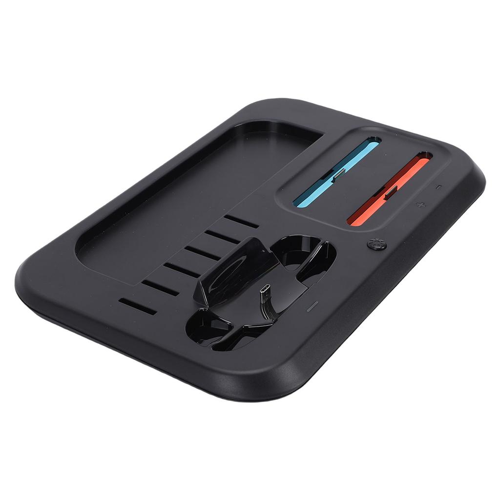 Зарядная станция-органайзер для контроллеров Switch 2 Pro с RGB-подсветкой, 6 слотов для игровых карт, светодиодная