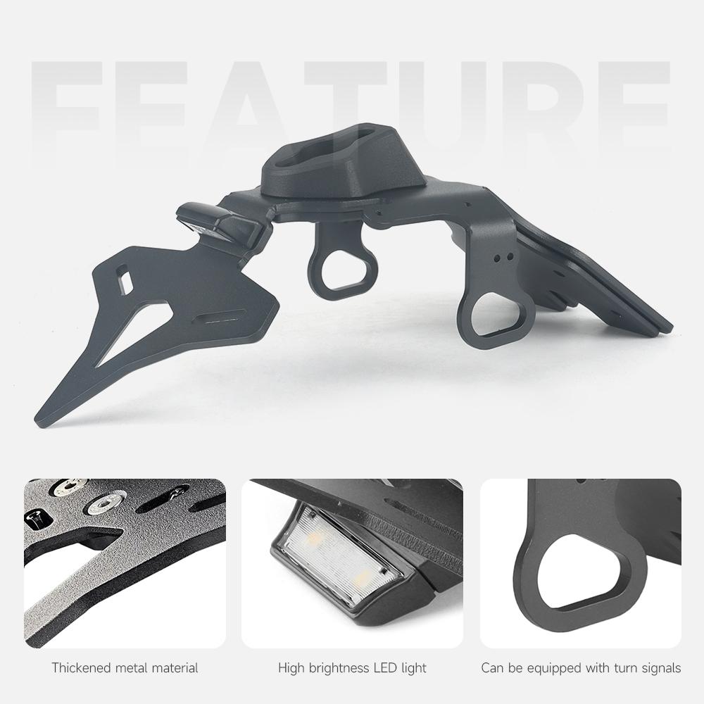 For Yamaha XSR 900 XSR900 2016-2021 2020 2019 Motorcycle Rear Short Tail Stock License Plate Holder Tailstock Frame Bracket Kit
