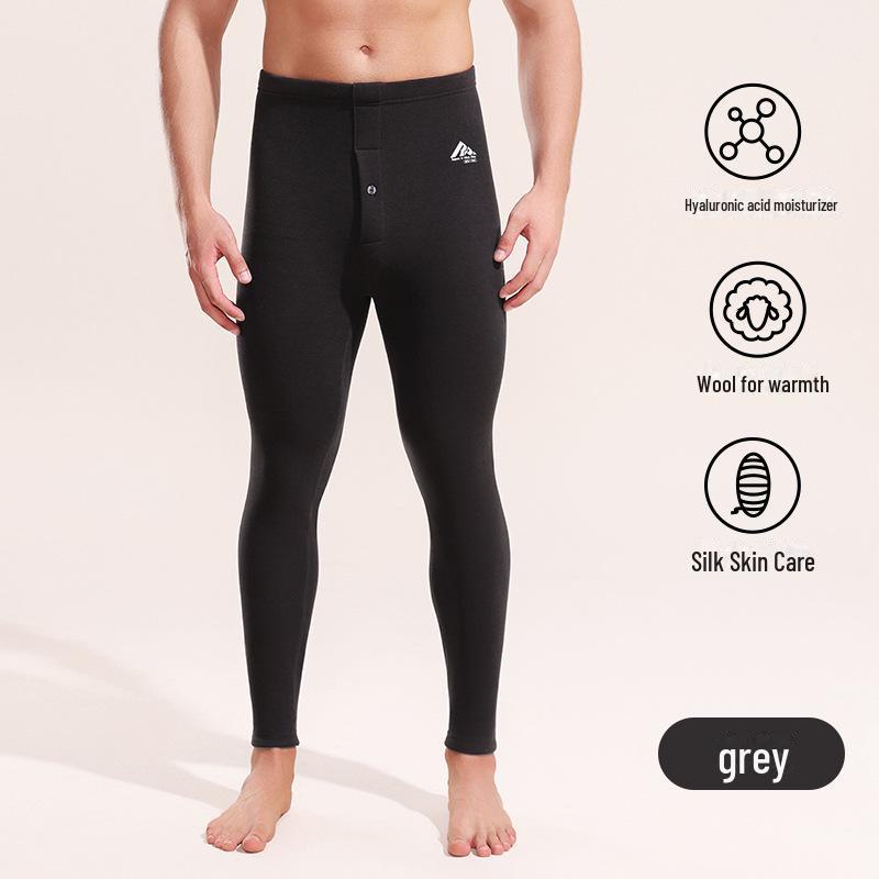 Увлажняющие бархатные леггинсы из шерсти и шелка с высокой талией для мужчин и женщин