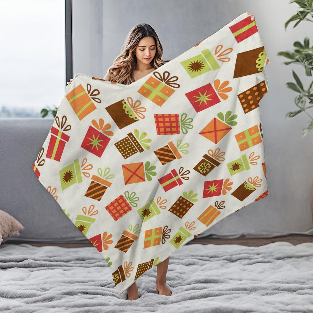 Soft Throw Blanket Cozy Fleece Blanket Warm Decorative Blanket Living Room Bedding Home Decor Gift Idea