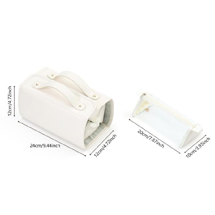 Convenient Storage  Toiletry Bag 4 in 1 Detachable Makeup Organizer Foldable Cosmetic Pouches for Travel and Daily Use