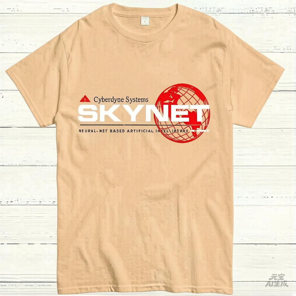 2025 Cyberdyne Systems Skynet Унисекс Графическая футболка Мягкая Влагоотводящая Летняя Повседневная Пляжная Унисекс Футболка Одежда