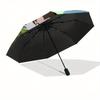 Girl,Heidi Automatic Folding Umbrella  8 Ribs Lightweight Design, Durable Iron Frame, Compact and Portable, Ideal Birthday or Christmas Gift
