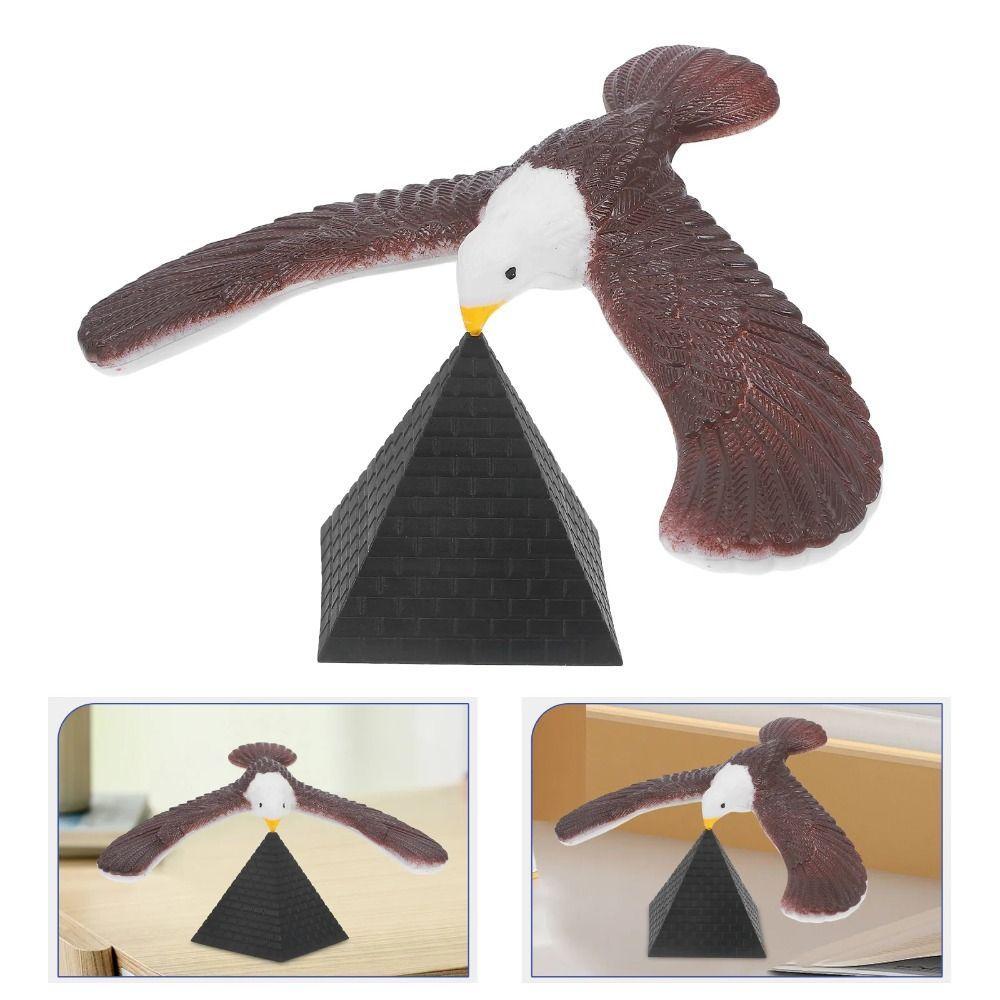 Pyramid Physical Balancing Eagle Bird Gift Trick Gravity Science Balance Bird Novelty Funny Eagle Bird Interactive Desktop