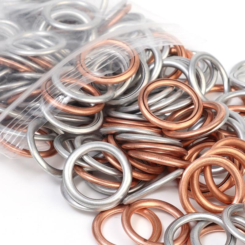 Car Pan Oil Drain Gasket Extruded Washer Oil Drain Plug Washer Car Engine Oils Pan Screw Gasket Washers Automotive Accessories