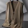 Men's Plus Size Casual Knit Vest