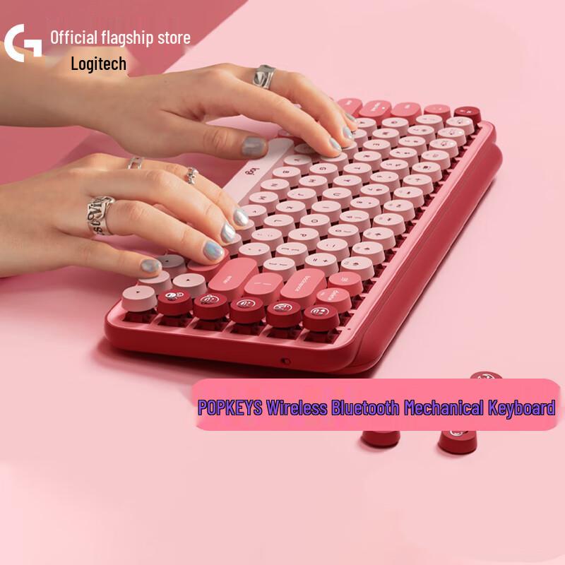 Беспроводная механическая клавиатура Logitech POP Keys с Bluetooth и двойным режимом работы