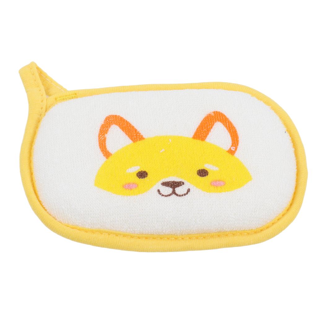 5pcs Baby Bath Brush Soft Sponge Cartoon Pattern Multipurpose Kids Bath Cotton Brush for Babies
