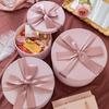 Персонализированная бархатная подарочная коробка: Круглая форма, варианты цвета и стиля - Предлагает изысканный вид, надежное качество, идеально подходит для подарка.