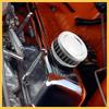 Universal 40-42mm Air Filter Cleaner Round Tapered Replacement for Motorcycle Silver Tone Auto Replacement Parts