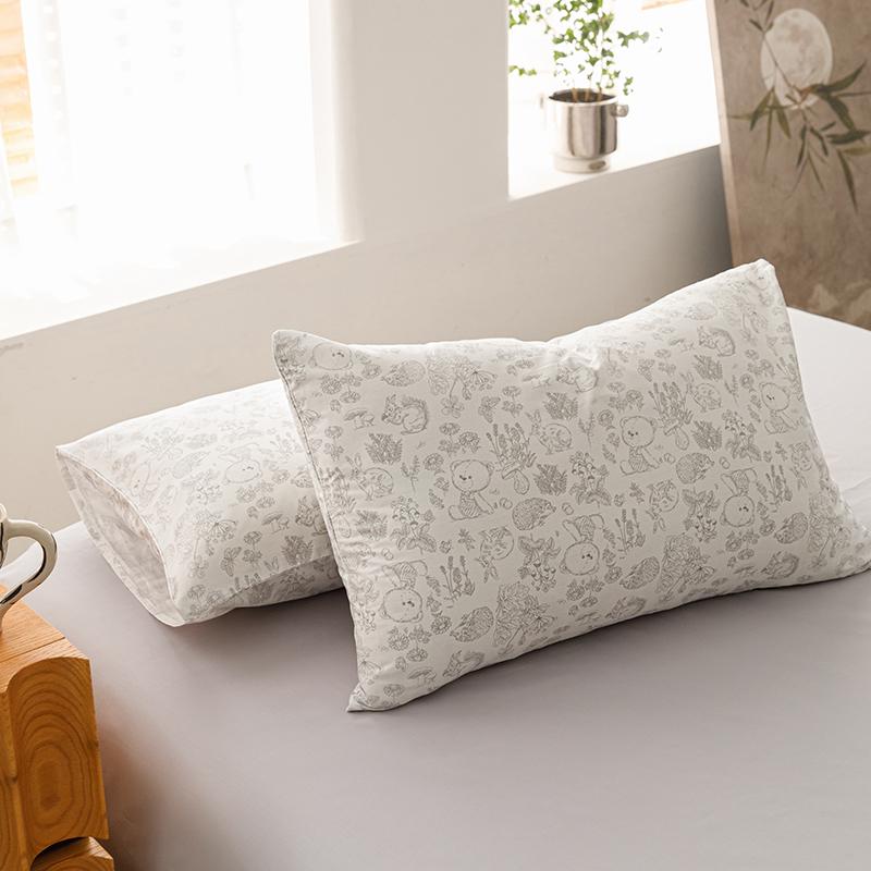 2 шт. наволочка из 100% хлопка наволочка с принтом для домашней кровати 48x74 см наволочка мягкая подушка Sham capa de almofada