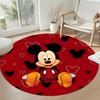Minnie Mouse Round Floor Rug Design for Dormitory Living Rooms Foyer Balcony Anti-slip Round Rug Office home decor Perfect Gift for Friends Family