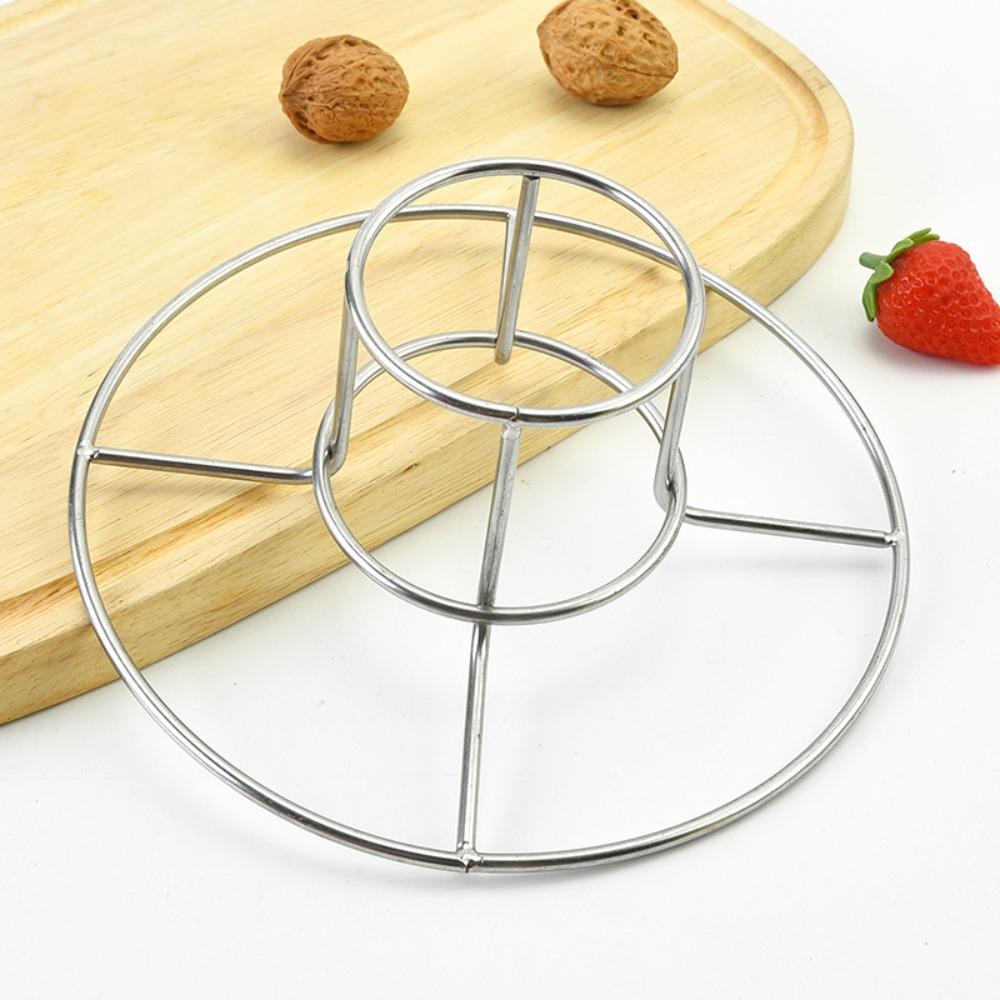 Stainless Steel Chicken Grill Stand Electroplating Process BBQ Roasting Holder  Picnic