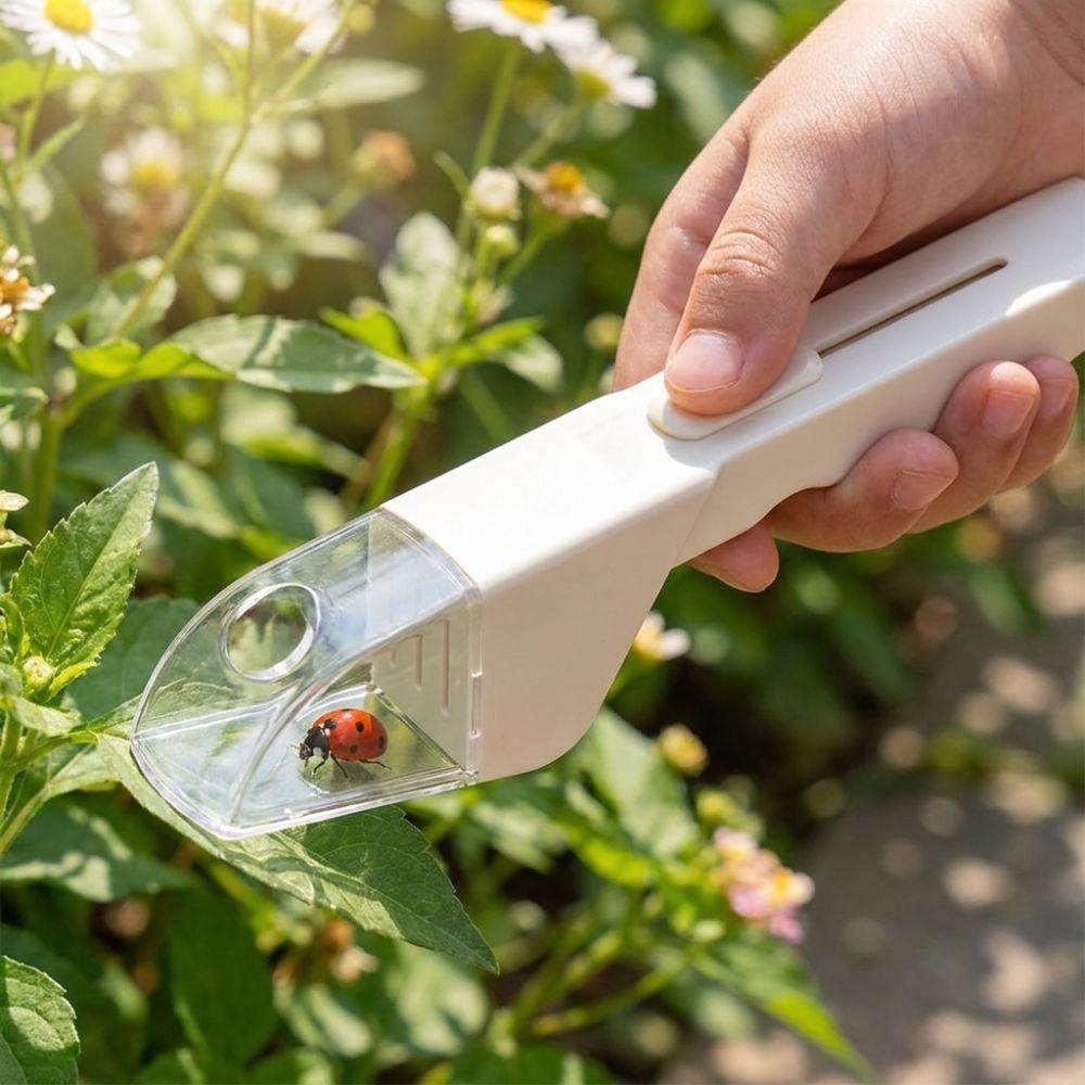 Contactless Handheld Insect Catcher Push Type Insect Observation Tool Outdoor Travel
