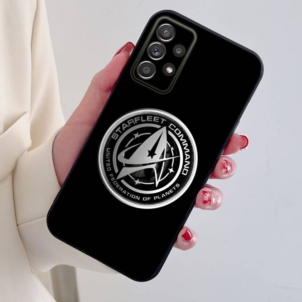 Cool S-Star T-Trek Phone Case For Samsung S24,21,22,23,30,Ultra,20,Plus,Note,10,9,Black soft silicone case
