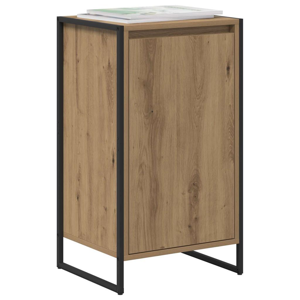 Sideboard Rustic Oak Design 43 x 36 x 75.5 cm Engineered Wood
