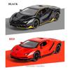 1/24 Lamborghini In League Car Sportive Diecast Sound Model & Light Pull Back Car Toy for Children's Hot Wheel LP770