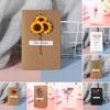 2 шт. Открытка с сухоцветами Ручная работа Ретро Открытка-подарок DIY Приглашение Пожелание