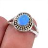 Natural Australian Opal Gemstone 925 Solid Sterling Silver Ring Size 5.5 S9P39
