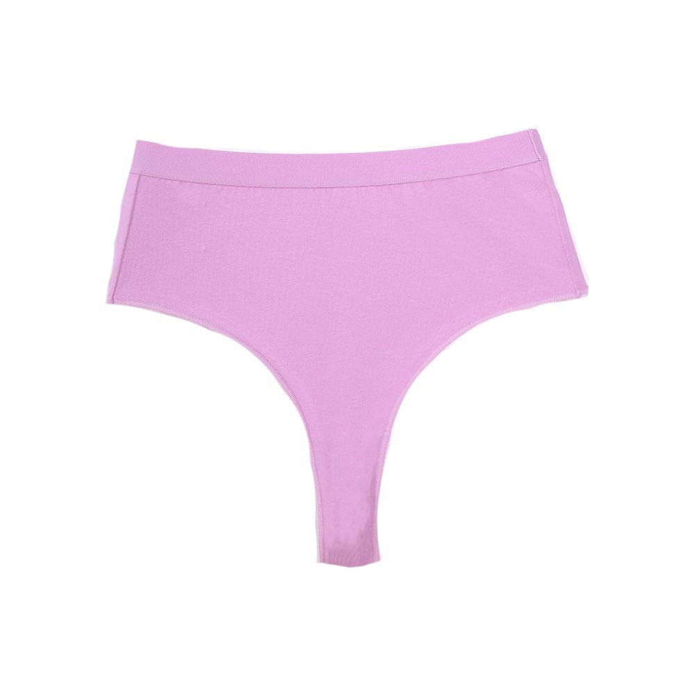 Женские хлопковые трусики большого размера с высокой талией, компрессионные стринги с высокой пружиной, закрытый задний шов, удобные спортивные трусы