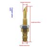 2/4Pcs Copper Water Nozzle Pick Up Inlet Nozzle Water Cooling Nipple For DIY RC Model Boat Connecting Accessories