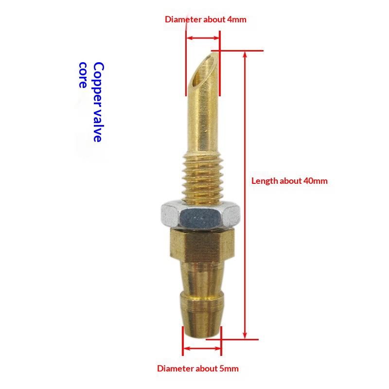 2/4Pcs Copper Water Nozzle Pick Up Inlet Nozzle Water Cooling Nipple For DIY RC Model Boat Connecting Accessories
