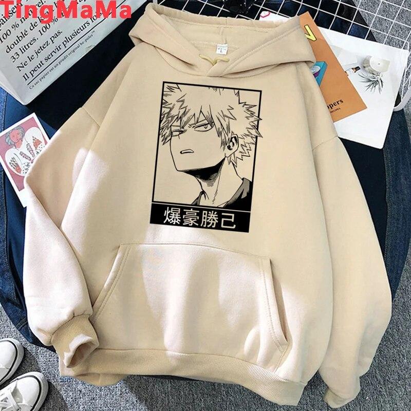 Толстовки унисекс с принтом My Hero Academia Bakugo, толстовки унисекс с корейским принтом, 2021, толстовка унисекс с аниме аниме