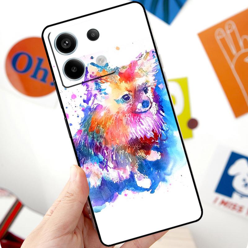 Чехол для телефона Pomeranian Dog Funda для Xiaomi Redmi Note 11 10 12 13 14 Pro 11S 12S Чехол для Redmi 15 10C 13C 12C 14C 15C