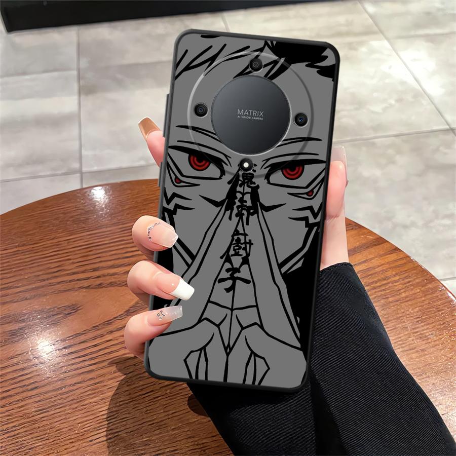 Аниме J-uju-tsus Ka-ise-ns Черный Мягкий Чехол для Телефона для Honor X6 70 Magic5Lite 200 400 Lite X8 8X X7 X5b 90 X9a