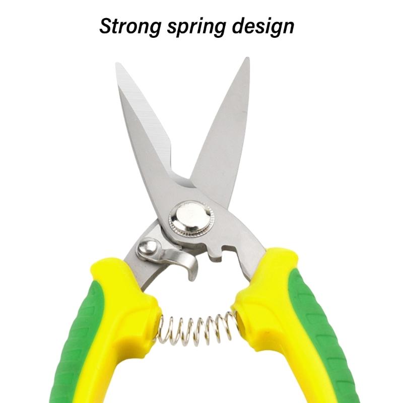 Профессиональные электрики ПВХ изолированные ножницы для проводов, острая режущая головка, для энтузиастов-самодельщиков безопасная обрезка проводов