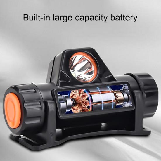Налобный фонарь XPE COB с двойным источником света, сверхлегкий перезаряжаемый налобный фонарь с магнитным всасыванием, долговечный светодиодный светильник для наружного кемпинга