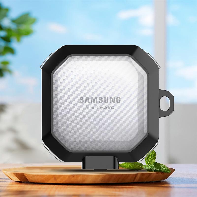 Защитный чехол Samsung BudsCore Buds2 Pro Прозрачный Углеродное волокно