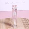 Cute Creative Bow Shape Lip Gloss Tubes Clear Empty Diy Cylindrical Lip Balm Tubes 2.5Ml With Wand Refillable Lipstick Bottle