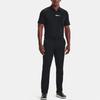 Under Armour Мужские рубашки-поло с коротким рукавом Rush Series Performance Slim Fit, черные 1366253-001