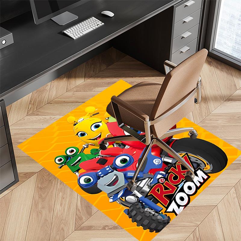 Ricky Zoom2 Printed Absorbent Washable Carpet, Non-Slip Bathroom Mats, Kitchen Rugs, Yoga Mat,Living Room Entrance, Camping Picnic Rugs