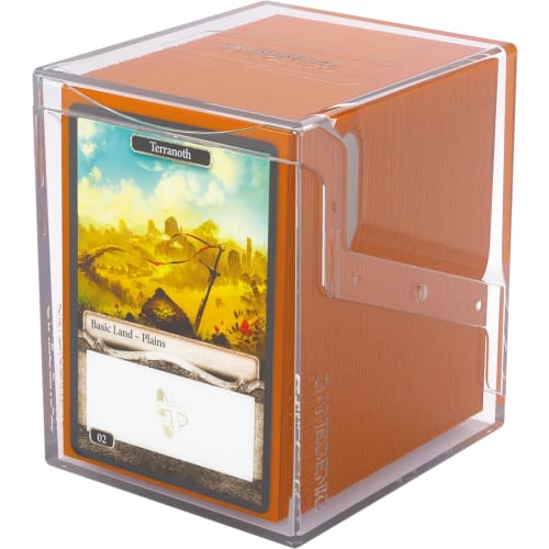 GameGenic Deck Box: Bastion XL Clear (100ct) ? Durable and Sturdy TCG, OCG Card Storage ? Compatible with Pokemon Yugioh Commander and MTG Magic: The