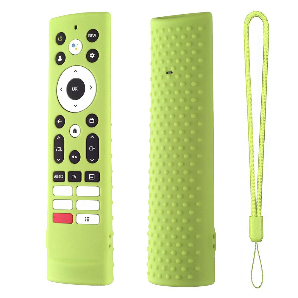 Силиконовый противоскользящий чехол для пульта дистанционного управления с отстегивающимся ремешком для телевизора Hisense Voice Remote ERF3V90H