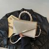 Fashion Texture Light Luxury New Small Square Bag Solid Color Versatile Casual Simple Portable Shoulder Messenger Bag