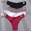 3Pcs/Set Women Cotton Brazilian Panties M-XL Comfortable Thongs Underwear Women Bikini Underpants Sexy Low-rise Girl's T-back Panties