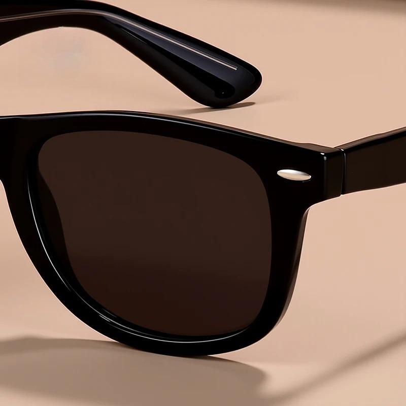 Классические Солнцезащитные Очки Мужские Женские Модные Квадратная Рамка Защита UV400 Высококачественные Очки