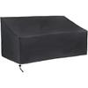 Seater Garden Bench Cover, Outdoor Patio Bench Cover Dustproof, Waterproof, Windproof, Oxford Fabric, Protective Cover for Sofa (134x66x89cm)