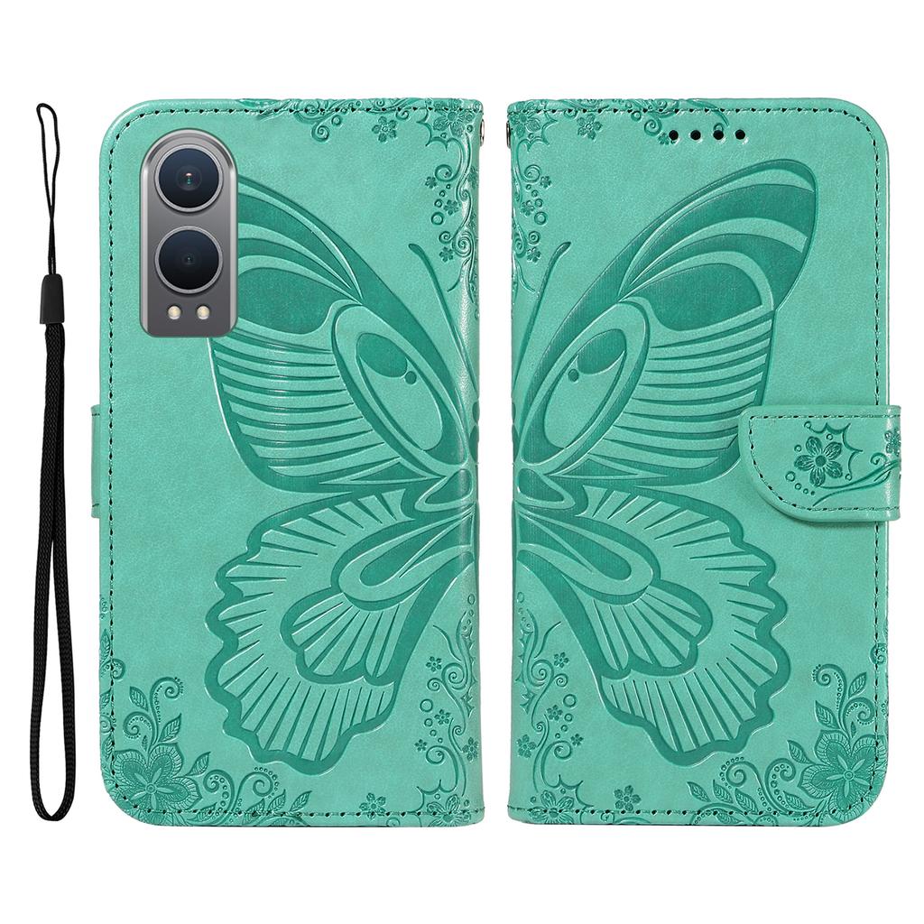 For OnePlus Nord CE4 Lite 5G/Oppo K12x 5G (China) Case Butterfly Pattern Leather Wallet Phone Cover