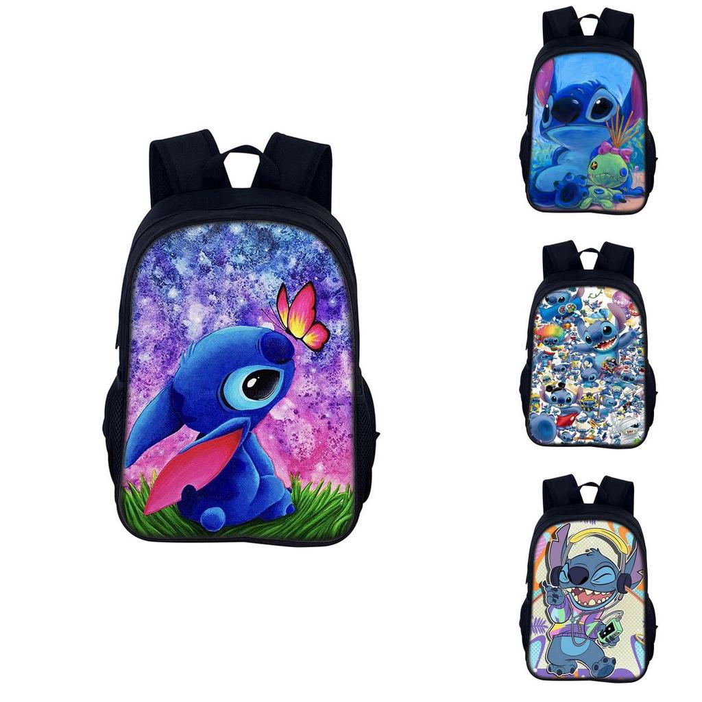 Детский рюкзак Stitch из полиэстера для ежедневного использования и хранения