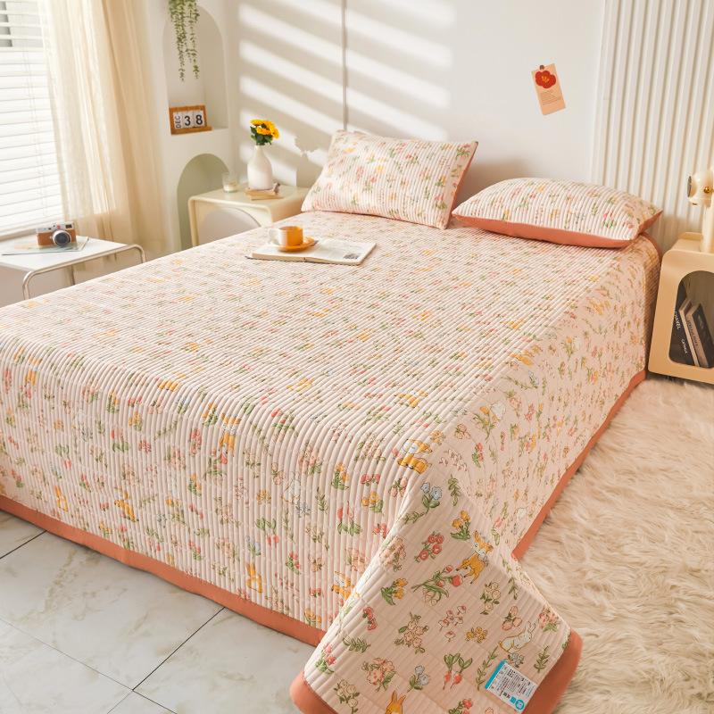 Покрывало для стирки, хлопково-льняная юбка, кружевные покрывала, студенческое общежитие, матрас с татами, нескользящий чехол, тонкое одеяло, четыре сезона