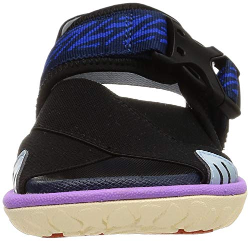 Hi-Tec Kawazu Flex II Outdoor Sandals, Navy/Purple, Size 29.0 cm, 2E