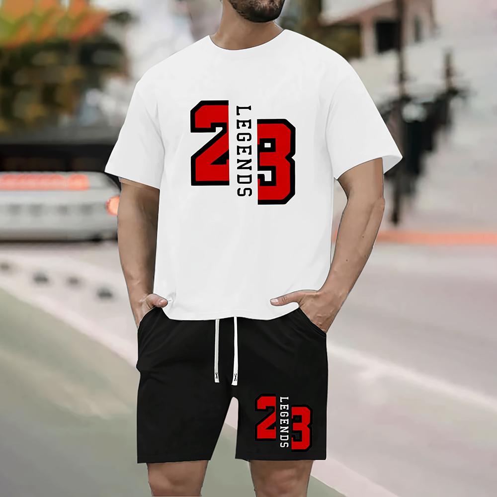 2025 Новый мужской спортивный костюм с принтом в виде букв, свободная мужская рубашка в стиле Y2K, летний повседневный дышащий топ в стиле Y2K