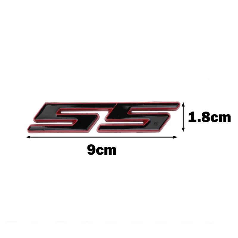 AABHC1 3D Metal Car Sticker Badge Emblems Decals for Chevrolet SS Sonic Onix Malibu Spark Blazer Colorado Cruze Lacetti Auto Styling