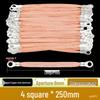 Cable de tierra trenzado de aluminio revestido de cobre para bandejas portacables, con accesorios incluidos.