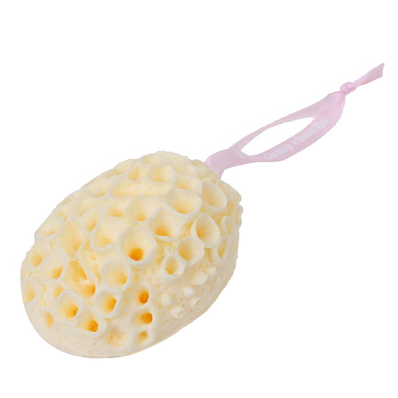 Губка из морской шерсти, полностью натуральная сотовая возобновляемая морская губка для удаления омертвевшей кожи