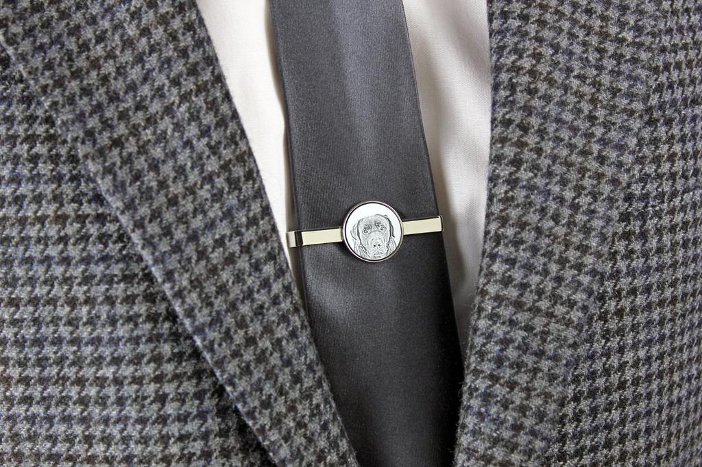 Labrador Retriever - tie clip with a dog, personalized tie clip, a unique gift for a man from the Art-Dog brand